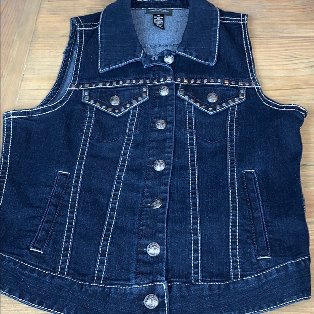 Style & Co Denim Vest